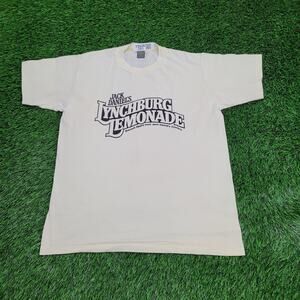 Vintage 70s Jack-Daniels Shirt Large 21x26 Lemonade Cocktail